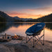 Folding Eclipse Camping Chair | Carry Bag | Blue