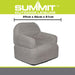 Inflatable Camping Chair Easy, Durable, Pack Away 89cm x 86cm Grey X 1
