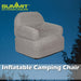 Inflatable Camping Chair Easy, Durable, Pack Away 89cm x 86cm Grey X 1