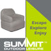 Inflatable Camping Chair Easy, Durable, Pack Away 89cm x 86cm Grey X 1