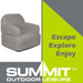 Inflatable Camping Chair Easy, Durable, Pack Away 89cm x 86cm Grey X 1