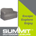 Inflatable Camping Sofa Easy, Durable, Pack Away 140cm x 86cm Grey X 1