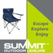 Folding Camping Chair With Cup Holder Pack Away 51cm x 81cm Blue Pack of 2