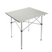 Collapsible Double Table Aluminium Roll Top Table Carry Bag  Aluminium 70x70cm