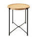 Collapsible Bamboo Table / Tray - Round Side Strong Frame