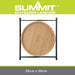 Collapsible Bamboo Table / Tray - Round Side Strong Frame