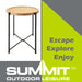 Collapsible Bamboo Table / Tray - Round Side Strong Frame