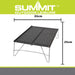 Folding Table Great For Food Preparation Picnic Dining Black