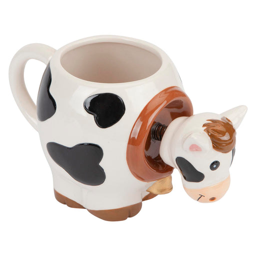 Shaking Cow Wobble Mug Funny Hot Drink Cup Multi - 11cm x 10cm