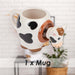Shaking Cow Wobble Mug Funny Hot Drink Cup Multi - 11cm x 10cm