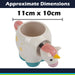 Shaking Unicorn Wobble Mug Funny Hot Drink Cup White - 11cm x 10cm