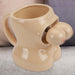 Shaking Boobs Wobble Mug Funny Hot Drink Cup Beige - 12cm x 10cm