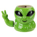 Shaking Alien Wobble Mug Funny Hot Drink Cup Green - 12cm x 15cm