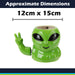 Shaking Alien Wobble Mug Funny Hot Drink Cup Green - 12cm x 15cm