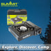 Portable Gas Stove Electronic Ignition Wind Sheild 34cm x 26cm Black X 1