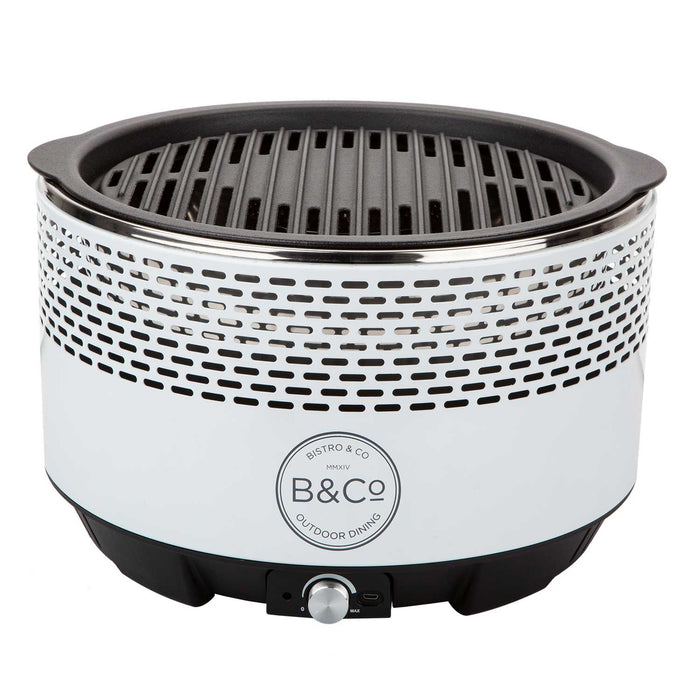 White Smokeless BBQ Grill - Alfresco