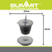 Camping Bucket 5L Lid Carry Handle Collapsible 25cm x 25cm Grey X 1