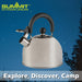 2Ltr Kettle In Stainless Steel Compact Water Heater 18cm x 21cm Silver X 1