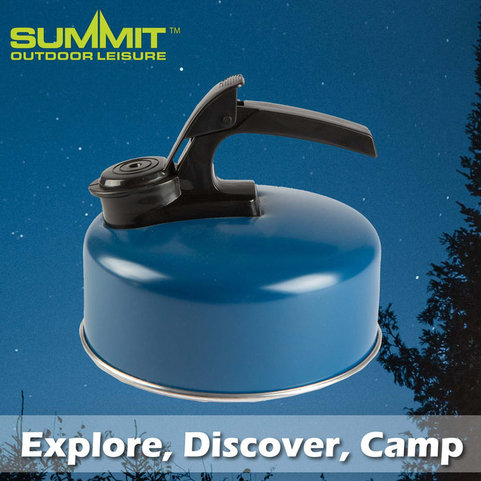 1Ltr Kettle In Dark Blue Compact Water Heater 16cm x 13. 5cm Blue X 1