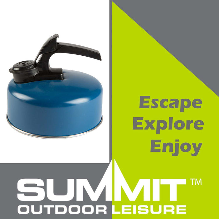 1Ltr Kettle In Dark Blue Compact Water Heater 16cm x 13. 5cm Blue X 1