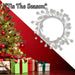 Christmas Pearl Garland Decoration 100cm x 3cm Cream X 1