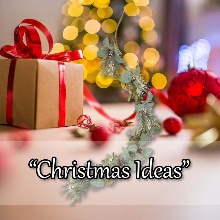 Christmas Garland Decoration 130cm x 22cm Cream X 1