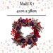 Christmas Wreath Decoration 41cm x 38cm Multi X 1