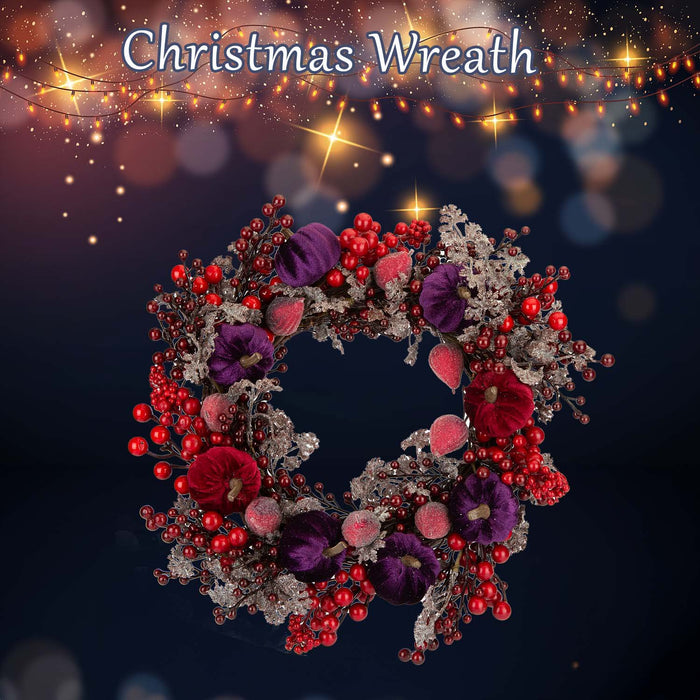 Christmas Wreath Decoration 41cm x 38cm Multi X 1