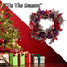 Christmas Wreath Decoration 41cm x 38cm Multi X 1