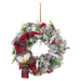 Christmas Wreath Decoration 37cm x 37cm Green X 1