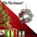 Christmas Wreath Decoration 37cm x 37cm Green X 1