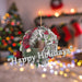 Christmas Wreath Decoration 37cm x 37cm Green X 1
