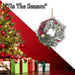 Christmas Wreath Decoration 37cm x 37cm Green X 1