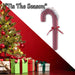 Christmas Candy Cane with Hanging Loop Decoration 56cm x 22cm Red X 1