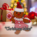 Christmas Ginger Bread Woman Hanging Decoration 31cm x 20cm Red X 1