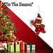 Christmas Ginger Bread Woman Hanging Decoration 31cm x 20cm Red X 1