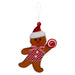 Christmas Ginger Bread Man Hanging Decoration 31cm x 7cm Red X 1