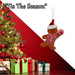 Christmas Ginger Bread Man Hanging Decoration 31cm x 7cm Red X 1