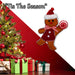 Christmas Ginger Bread Man Hanging Decoration 31cm x 7cm Red X 1