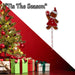 Christmas Ginger Bread Woman Pick 68cm x 22cm Red X 1