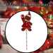 Christmas Ginger Bread Woman Pick 68cm x 22cm Red X 1