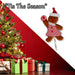 Christmas Ginger Bread Woman Pick 68cm x 22cm Red X 1