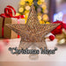 Christmas Star Tree Decoration 33cm x 29cm Gold X 1