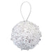 Christmas Hanging Ball Decoration 20cm x 11cm Silver X 1