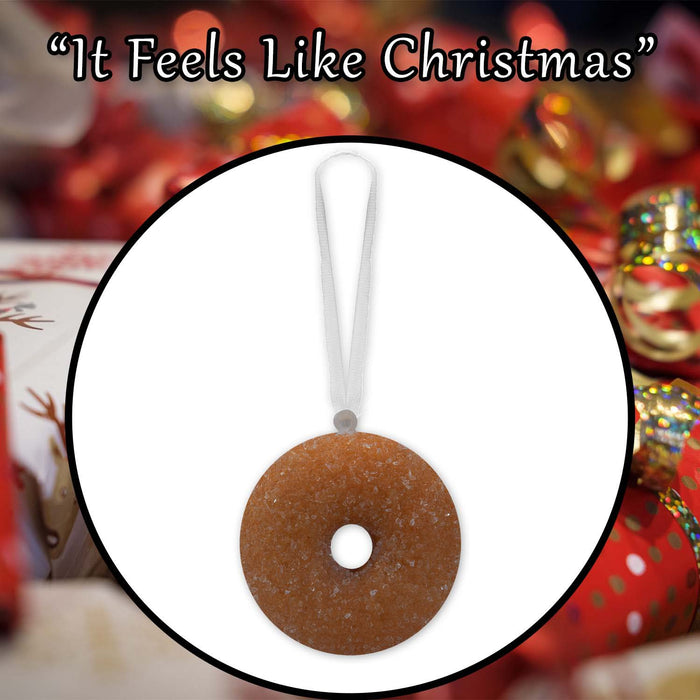Christmas Doughnut Hanging Decoration 17cm x 7cm Multi X 1