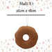 Christmas Doughnut Hanging Decoration 26cm x 16cm Multi X 1