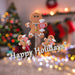 Christmas Gingerbread Man Spray 65cm x 20cm Brown X 1