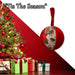 Christmas Hanging Ball Decoration 21cm x 13cm Red X 1
