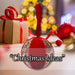 Christmas Hanging Ball Decoration 18cm x 10cm Red X 1