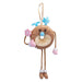 Christmas Doughnut Hanging Decoration 31cm x 15cm Pink X 1